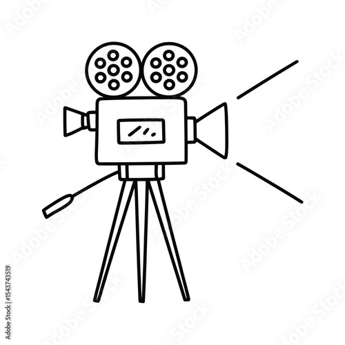 Vintage Movie Camera Classic Filmmaking Icon