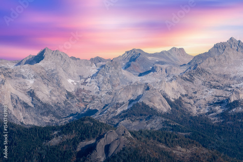 Landscapes - Forest,Sunset at Sequoia National Park