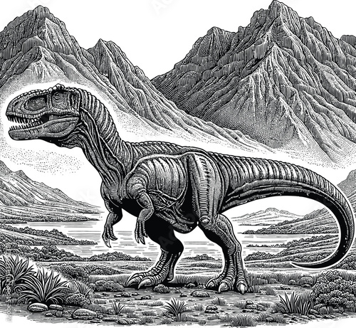Dinosaurs Vector image Scalable, Printable, editable Collection