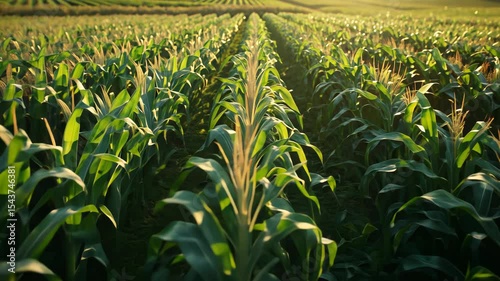 Field of Corn Sunset
