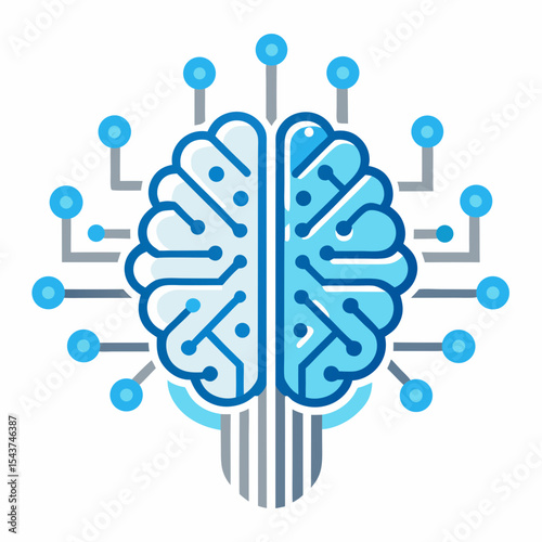 Artificial Intelligence Brain Icon