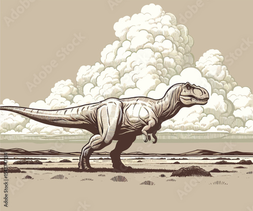 Dinosaurs Vector image Scalable, Printable, editable Collection