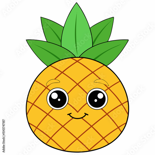 vector illustration of an orange fruit