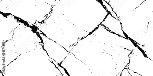 Texture soil dry crack sketch crack texture isolated on white background. Ground cracks background. Crack concrete white wall or Cement wall background, 
