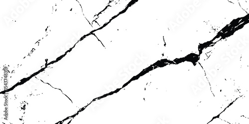Texture soil dry crack sketch crack texture isolated on white background. Ground cracks background. Crack concrete white wall or Cement wall background, 