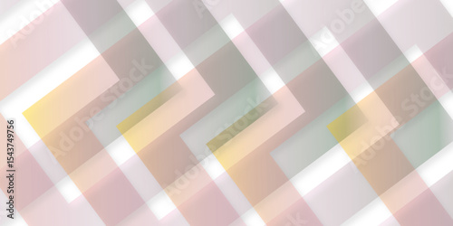 Abstract geometric technology background gradient color box line banner  digital triangular element paper surface. 