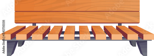 Wooden Bench Serenity: An inviting wooden bench, exuding a sense of calm and relaxation, stands ready to offer respite and contemplation. It's a perfect invitation to unwind and enjoy the moment.