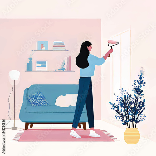 Modern Living Room Makeover: Female Decorator's Creative DIY Home Decor Ideas