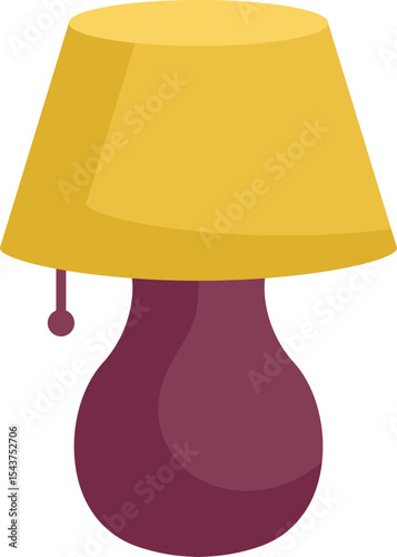 Classic Bedside Lamp: A warm and inviting bedside lamp emits a soft, golden glow, promising restful nights and peaceful dreams.