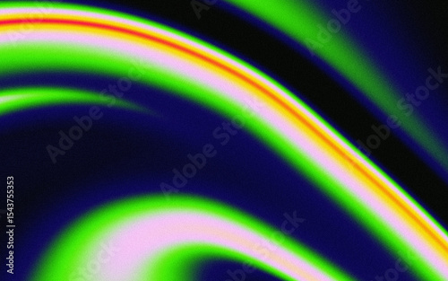 Abstract green background gradient grain noise