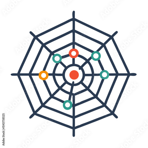 3d render of a compass on a map background