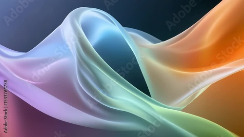Wallpaper Mural Abstract Wave of Color: An exquisite abstract composition, showcasing a fluid wave of blended hues that dance gracefully across the frame, creating a sense of movement and serenity. Torontodigital.ca