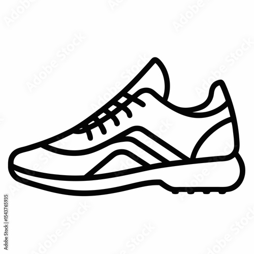 sport shoes vector illustration