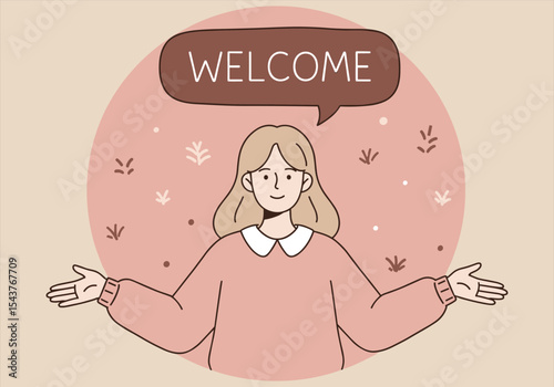 Love, family, and new beginnings: funny cartoon illustration of a pregnant woman, mother, and child with baby shoes, celebrating the joy of birth