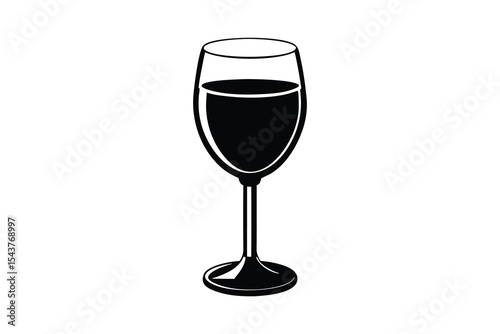 isolated-black-and-white-wine-glass-vector-illustr.eps