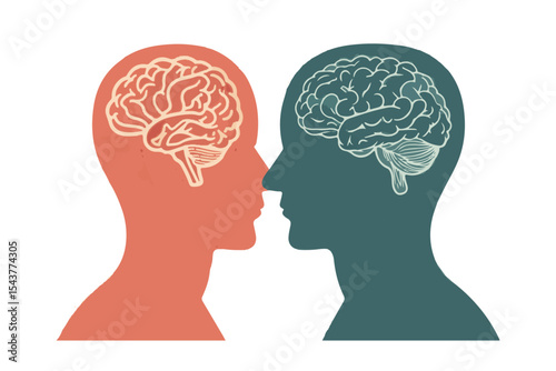 mental disorder, depression, anxiety silhouette