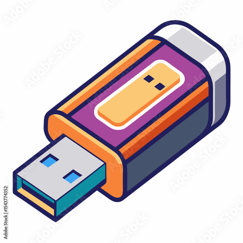red usb flash drive