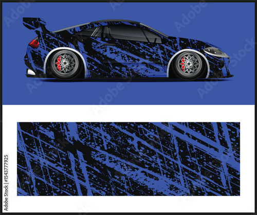 Custom Car Wrap Designs Green and Orange Muscle Cars