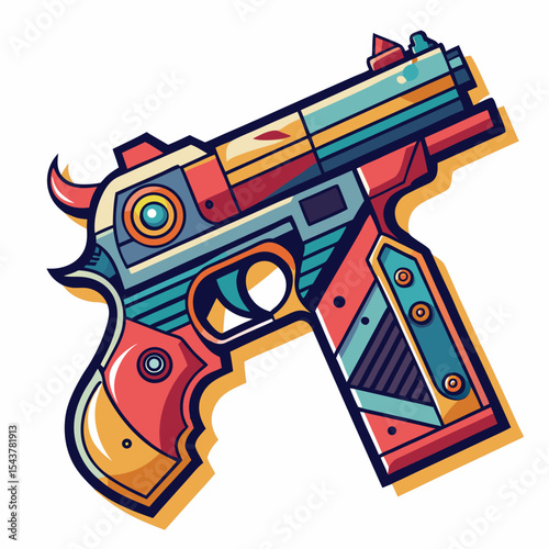 vintage gun with a gun
