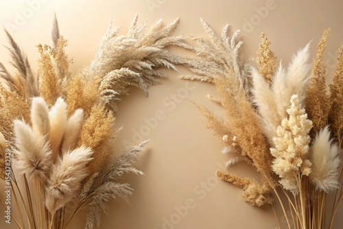 wheat ears on a white background