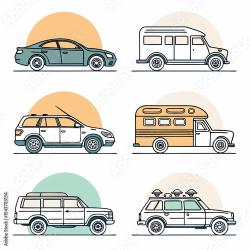 set of cars