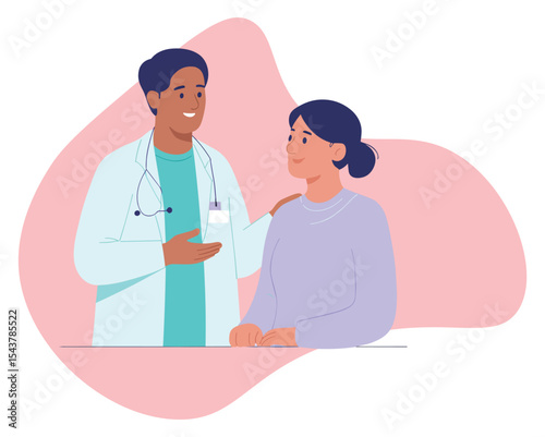 Doctor and Patient Consultation Compassionate Healthcare