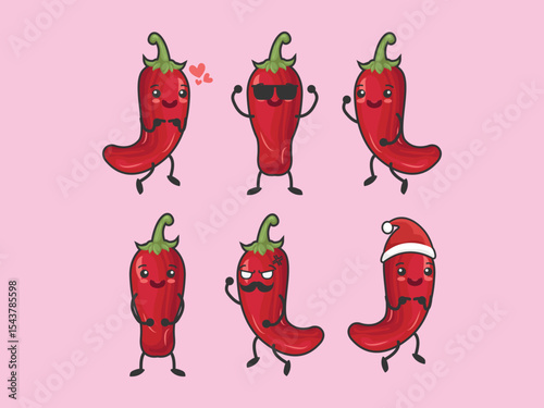 red character hot sauce mascot chili food cartoon spicy emoji icon fire mexican flame burning comic