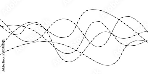 Minimal abstract background with thin black wave lines flowing smoothly across a white backdrop, elegant curves, high contrast, clean and modern design, vector style, no texture, no gradient.