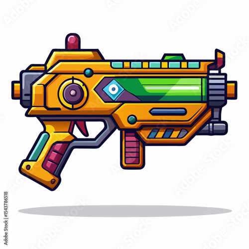 vector illustration of a toy car