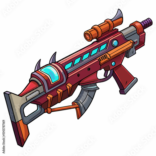 vector illustration of a rocket
