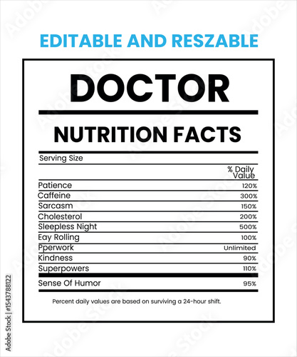 Doctor nutrition facts,nutrition level,supplement fact, doctor supplement level,Application for employment form with blank fields for job details on a business document page vector illustratio
