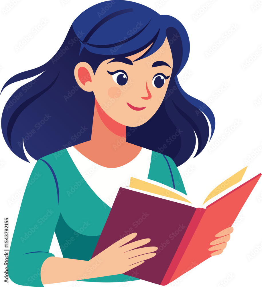 Girl reading a book, women reading a book, female college student reading book Girl reading a book, women reading a book, female college student reading book