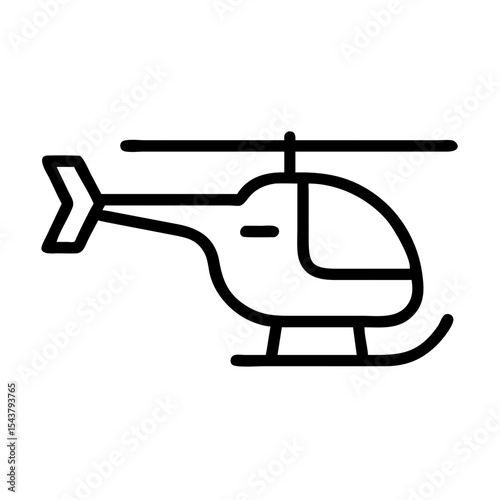 helicopter vector illustration