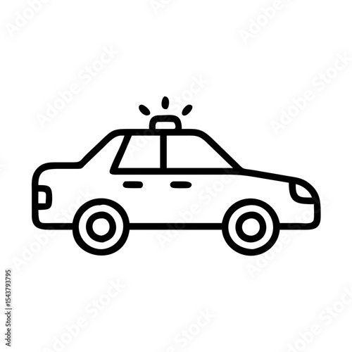 vector illustration of taxi car