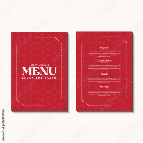 Stylish Food Menu Design Template. Fast Food Flyer Design. .Elegant Food Menu Design. Printable Restaurant Flyer with Abstract Background. Creative Food Brochure Design Template.