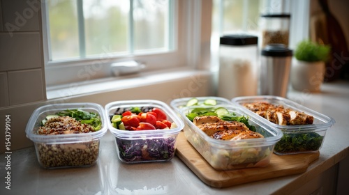 Meal Prep Containers Organized  Healthy Eating
