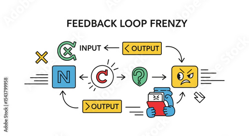 Feedback Loop Frenzy: Input-Output Process with Circular Flow
