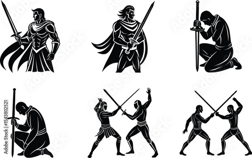 knight with sword