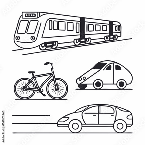 set of cars