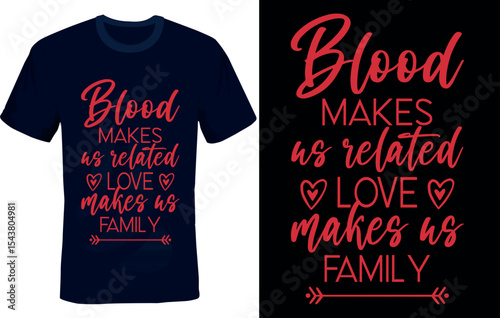 Matching Family Reunion Shirt Design – Printable Typography Artwork