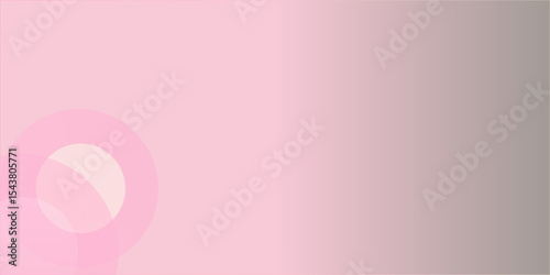 Abstract pastel colorful pink and yellow gradations. Circle effect style geometric abstract background simple