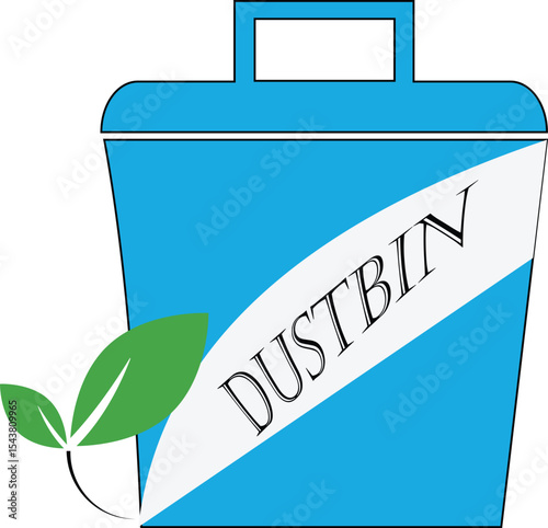 Dustbin design art for using human