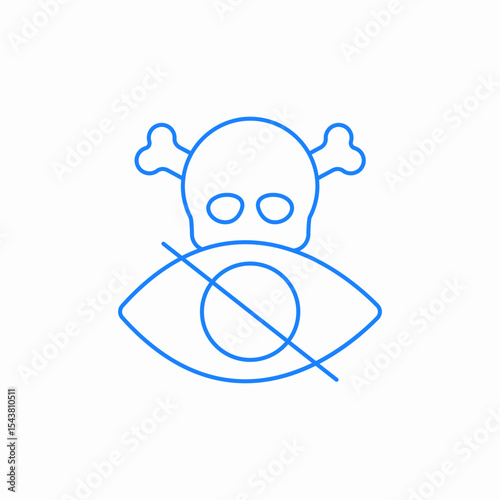 hidden malware icon sign vector