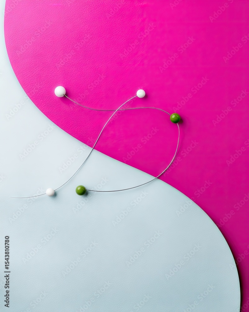 Abstract Pastel Background with Random Dots and Silver Line Abstract Pastel Background with Random Dots and Silver Line