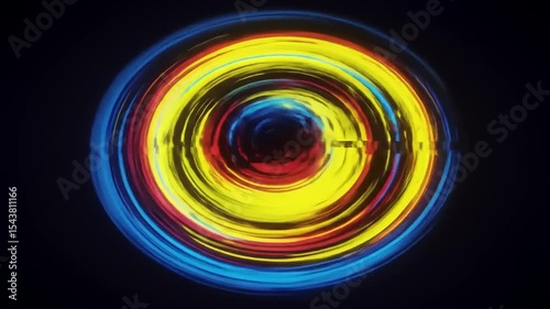 Vibrant swirling colors create a mesmerizing abstract pattern, evoking energy and motion