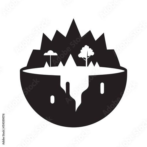 Paleo Climate Simulation Tool Silhouette