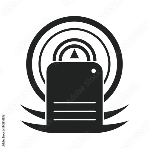 Never Decaying Data Storage Silhouette