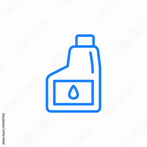 oil bottle icon sign vector