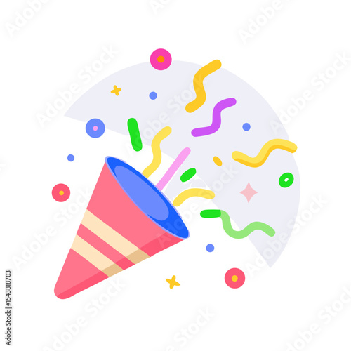 Confetti explosion Holiday SVG Icon