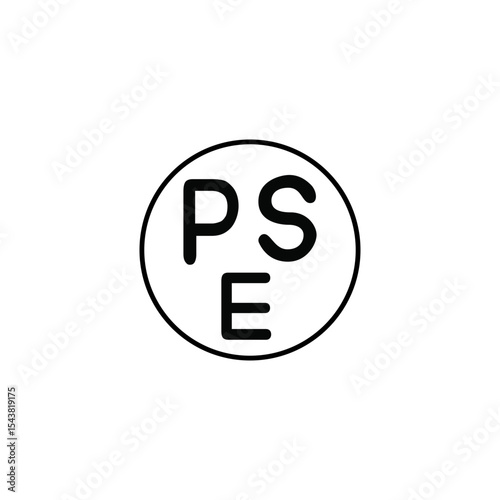 PSE VECTOR SIGN LOGO